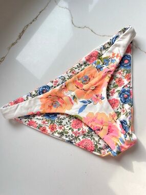 Maaji Floral Bikini Bottoms reversible small